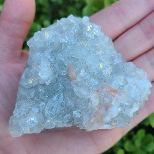 Apophyllite and peach stilbite specimen